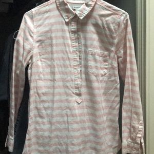 Button down stripe top